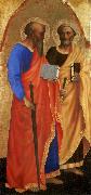 MASOLINO da Panicale Saint Peter and Saint Paul (nn03) oil on canvas